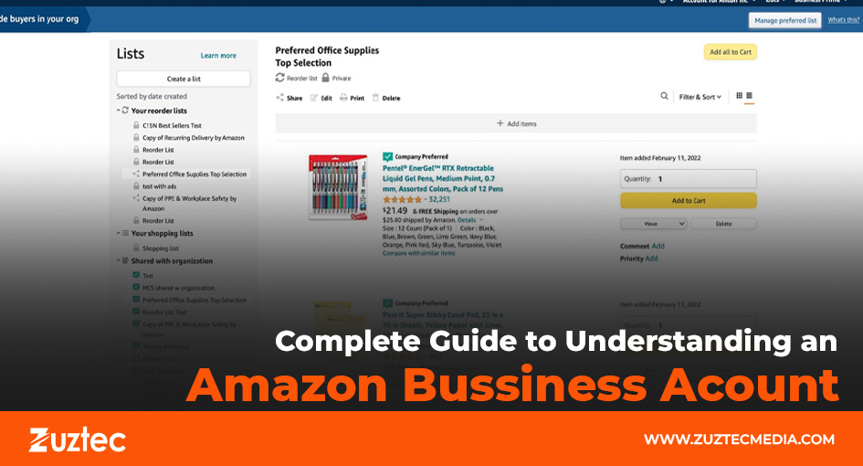 amazon business account