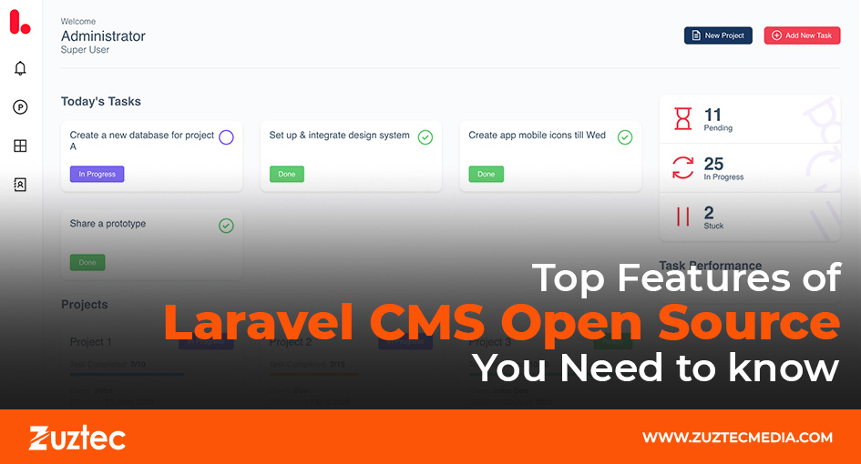 laravel cms open source